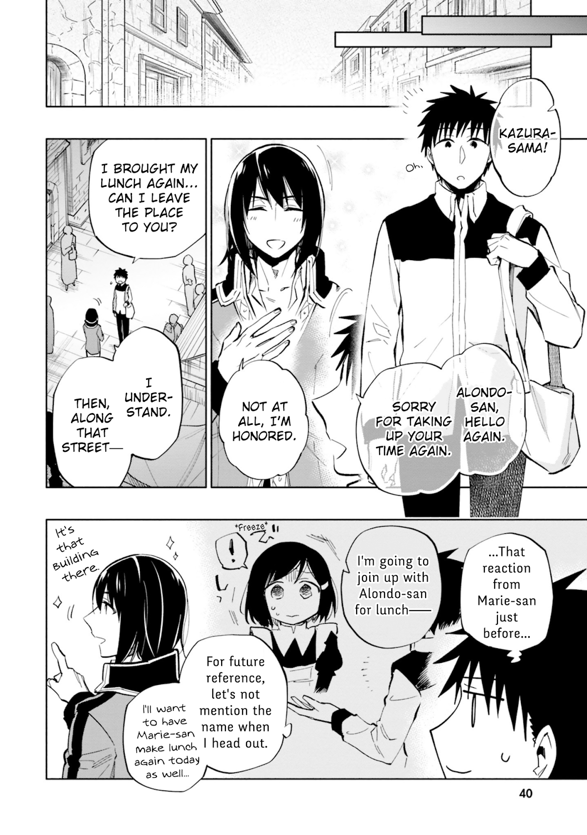Takarakuji de 40-oku Atattandakedo Isekai ni Ijuu Suru Chapter 39 page 24 - Chapter 39: The Unfamiliar Man