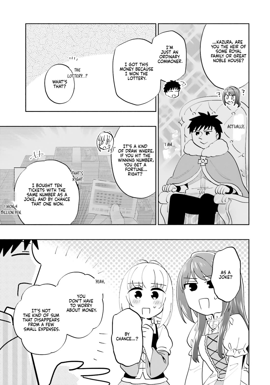 Takarakuji de 40-oku Atattandakedo Isekai ni Ijuu Suru Chapter 90 page 13 - Chapter 90