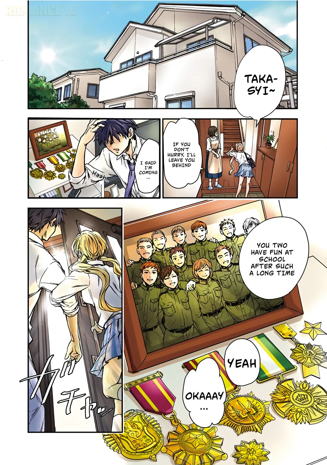 Takashi Who Returned from the Battlefield Wants to Live a Normal High School Life Chapter 1 page 2 - Chapter 1
