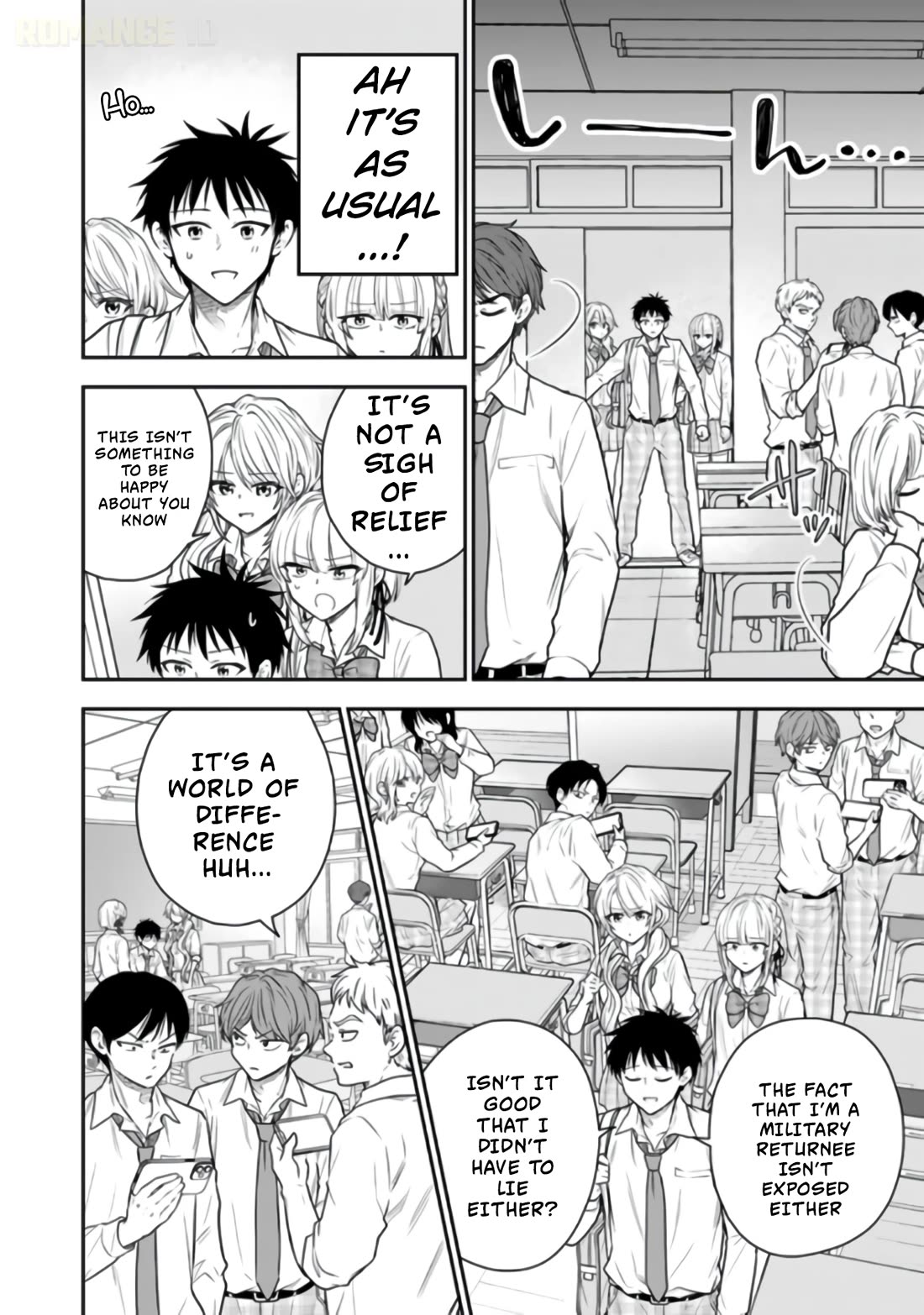 Takashi Who Returned from the Battlefield Wants to Live a Normal High School Life Chapter 16 page 15 - Chapter 16