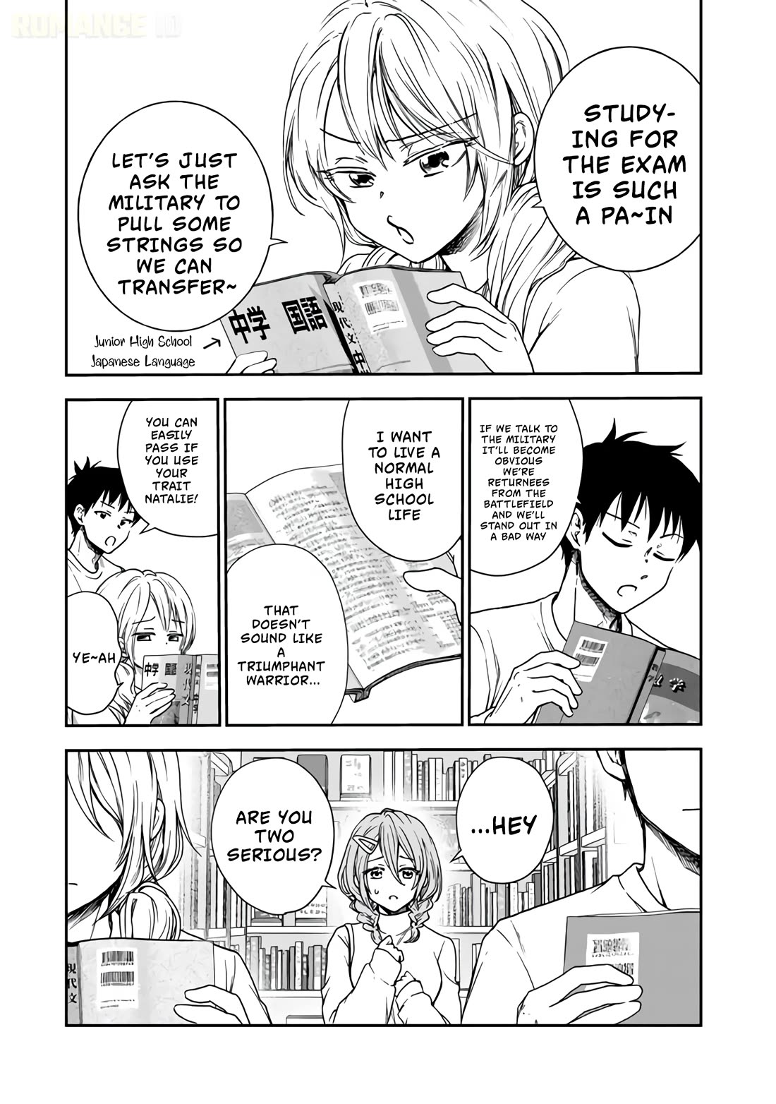 Takashi Who Returned from the Battlefield Wants to Live a Normal High School Life Chapter 3 page 2 - Chapter 3
