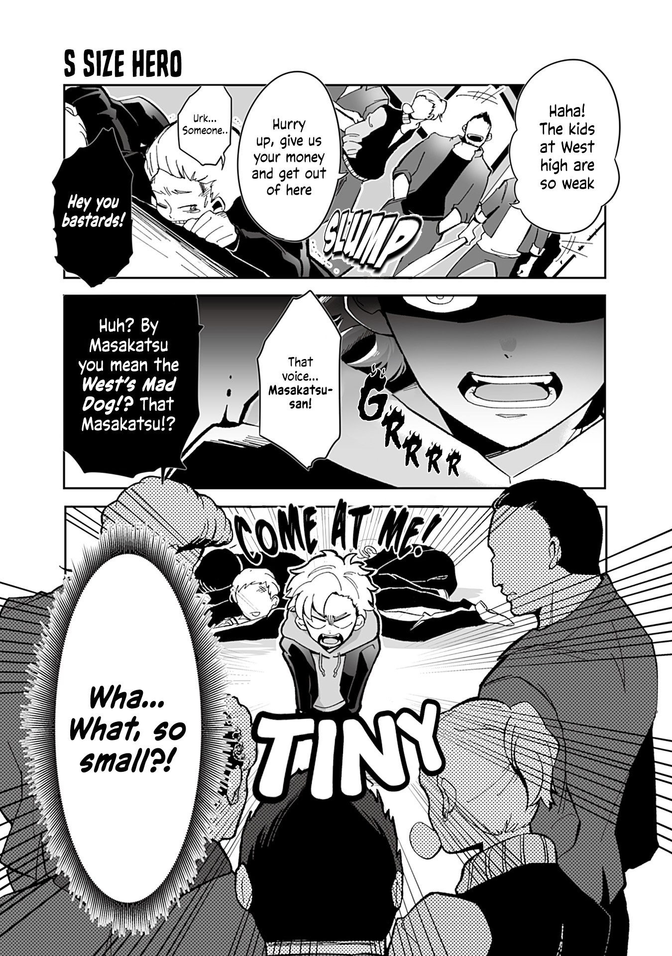 Takasugi’s Tiny Delinquent Hero Chapter 1 page 1 - Chapter 1: S Size Hero
