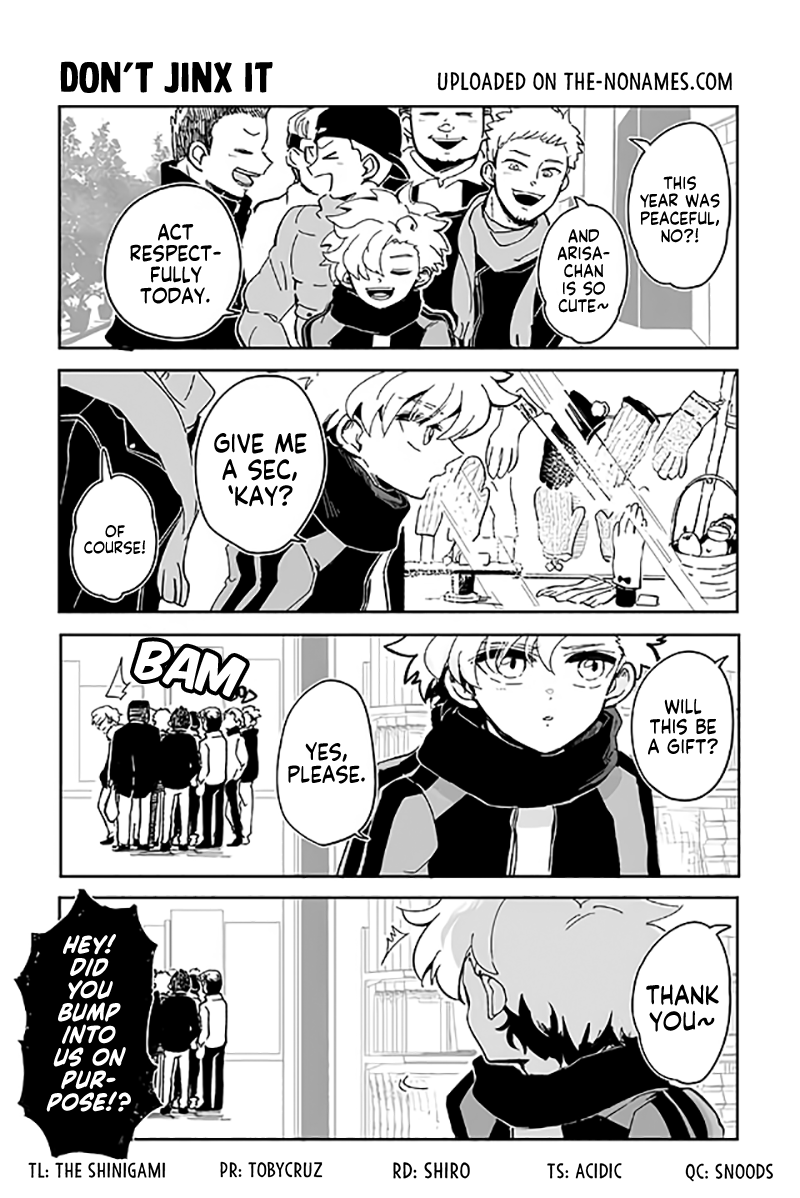 Takasugi’s Tiny Delinquent Hero Chapter 123 page 1 - Chapter 123: Don’t Jinx It