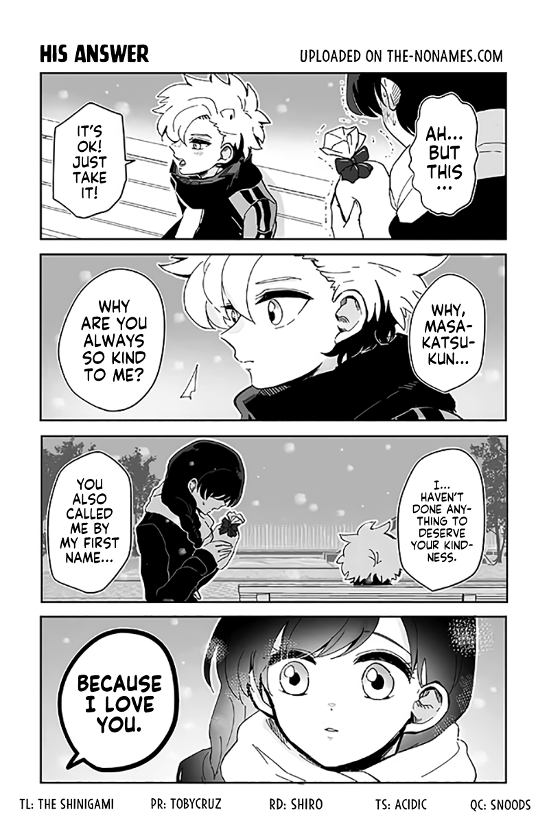 Takasugi’s Tiny Delinquent Hero Chapter 128 page 1 - Chapter 128: His Answer