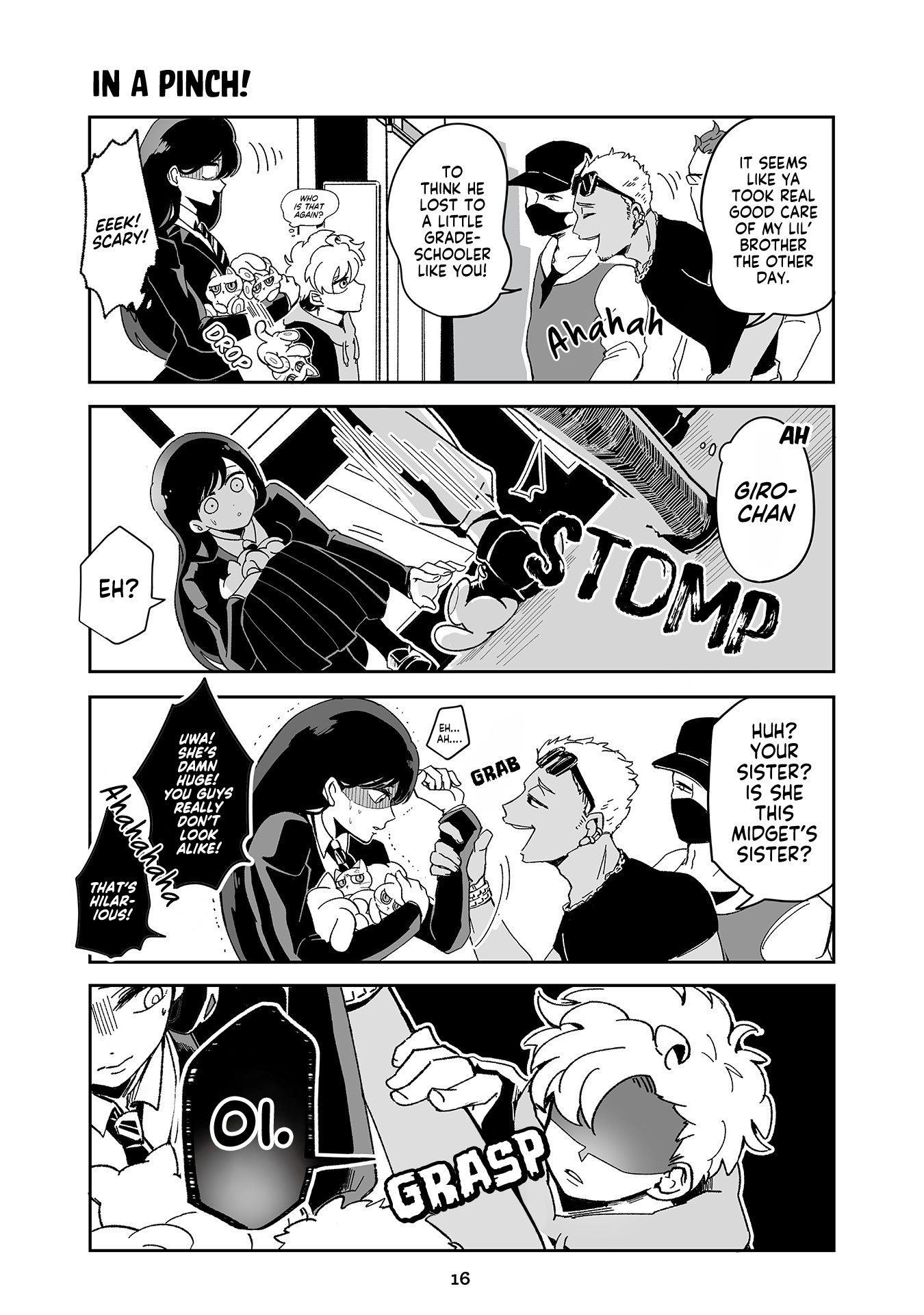 Takasugi’s Tiny Delinquent Hero Chapter 13 page 2 - Chapter 13: In a Pinch!