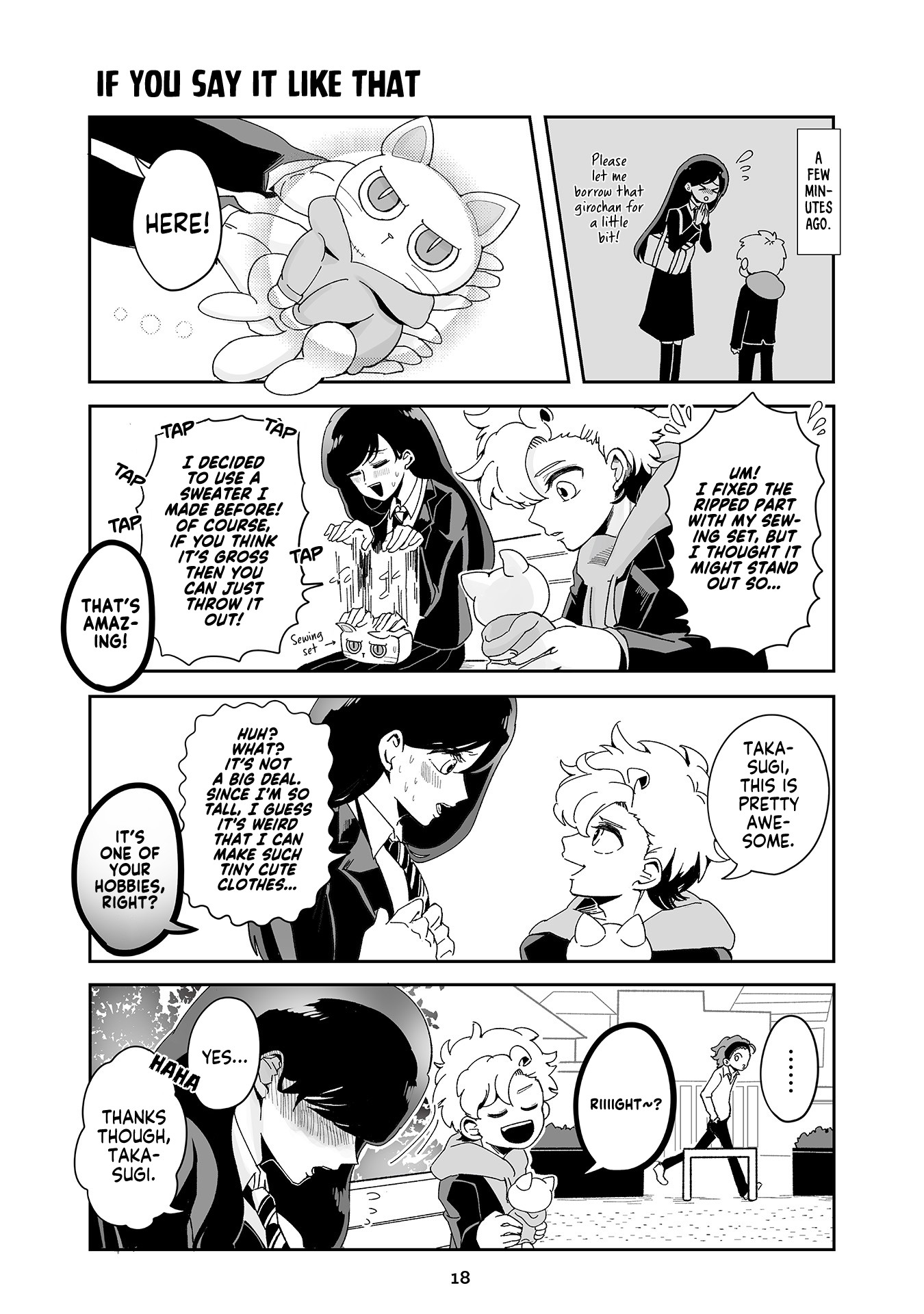 Takasugi’s Tiny Delinquent Hero Chapter 15 page 2 - Chapter 15: If You Say It Like That