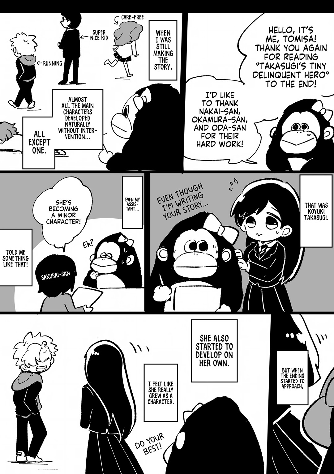 Takasugi’s Tiny Delinquent Hero Chapter 209.5 page 2 - Chapter 209.5: Author's Twitter Posts