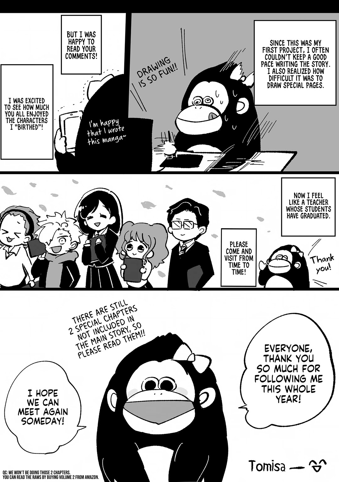 Takasugi’s Tiny Delinquent Hero Chapter 209.5 page 3 - Chapter 209.5: Author's Twitter Posts