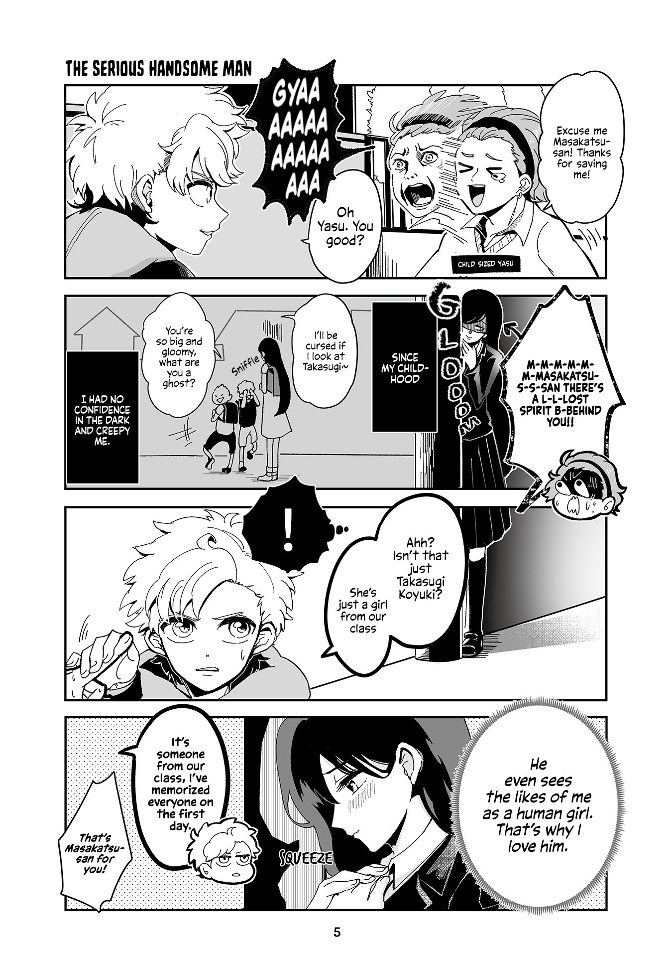 Takasugi’s Tiny Delinquent Hero Chapter 3 page 1 - Chapter 3: The Serious Handsome Man