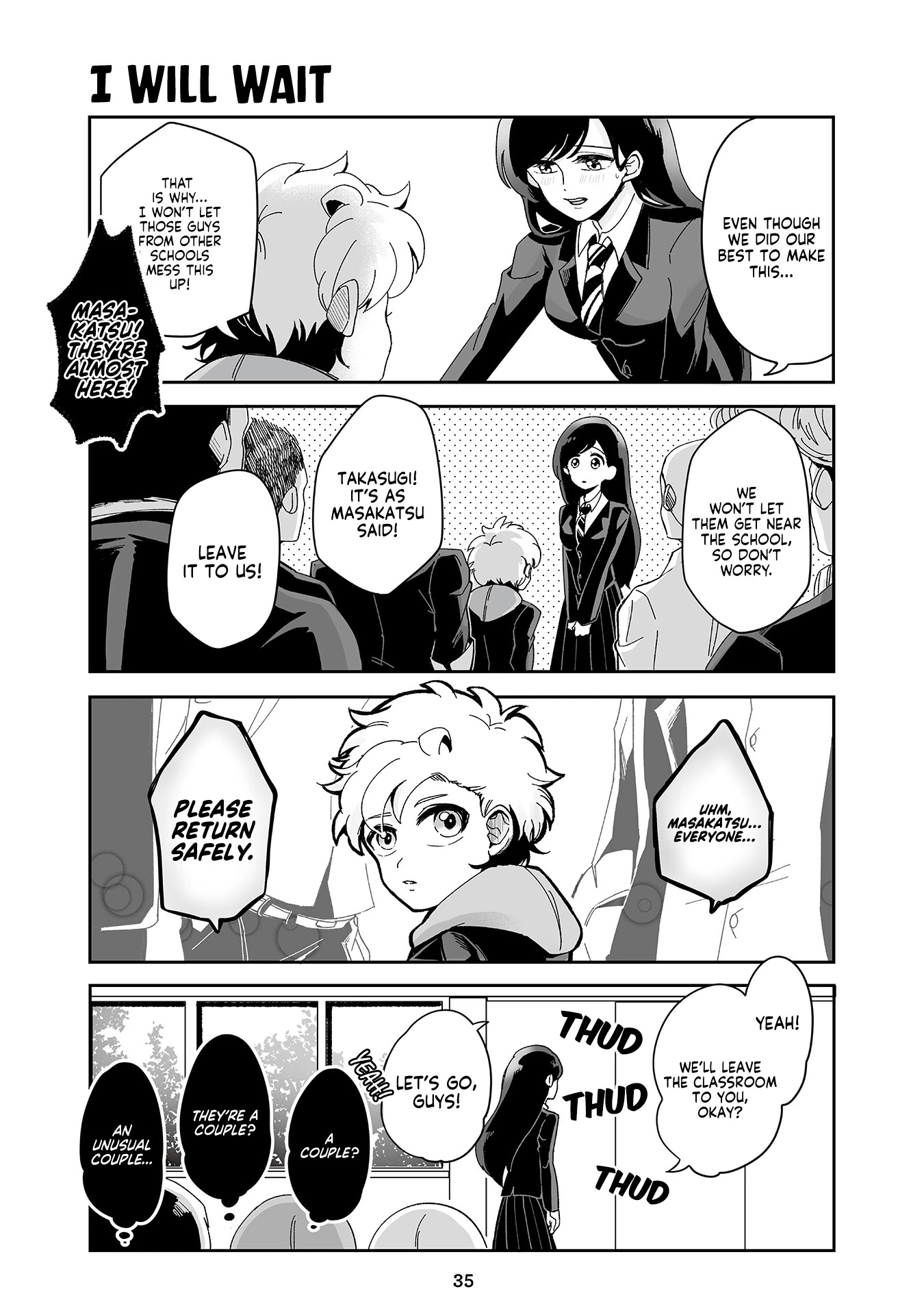 Takasugi’s Tiny Delinquent Hero Chapter 30 page 2 - Chapter 30: I Will Wait
