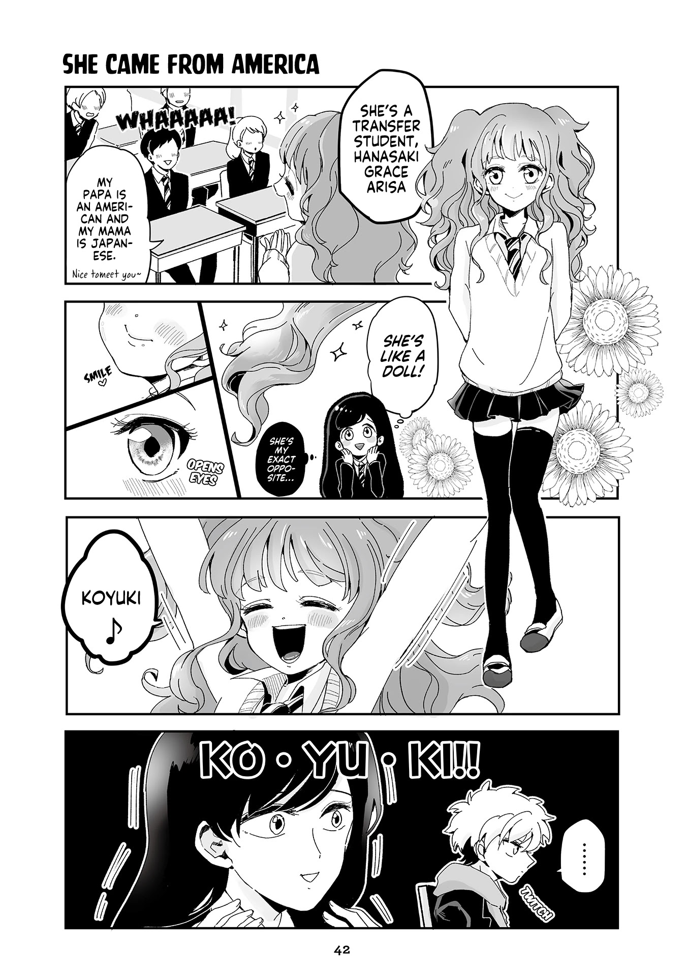 Takasugi’s Tiny Delinquent Hero Chapter 36 page 2 - Chapter 36: She Came From America