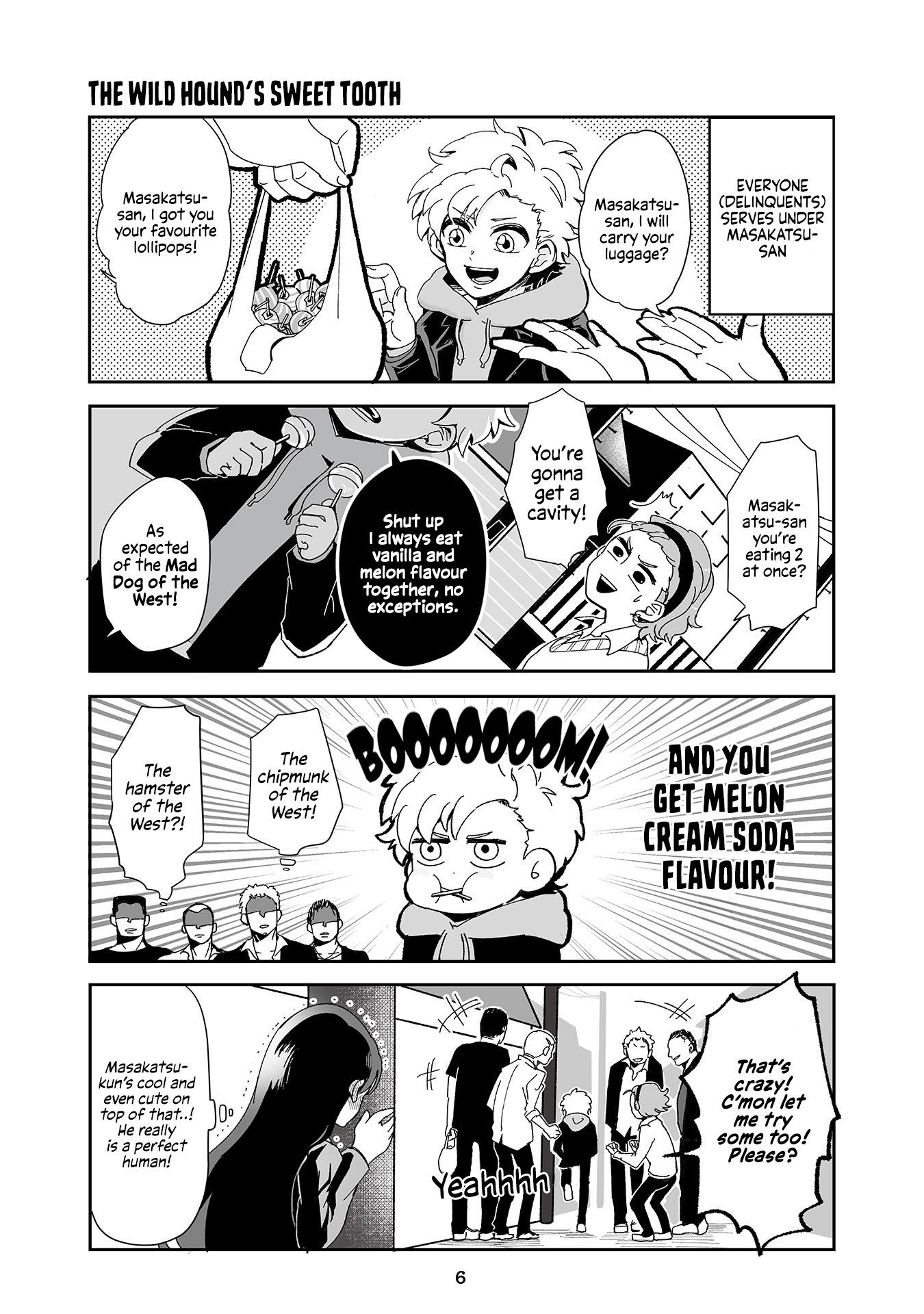 Takasugi’s Tiny Delinquent Hero Chapter 4 page 1 - Chapter 4: The Wild Hound’s Sweet Tooth