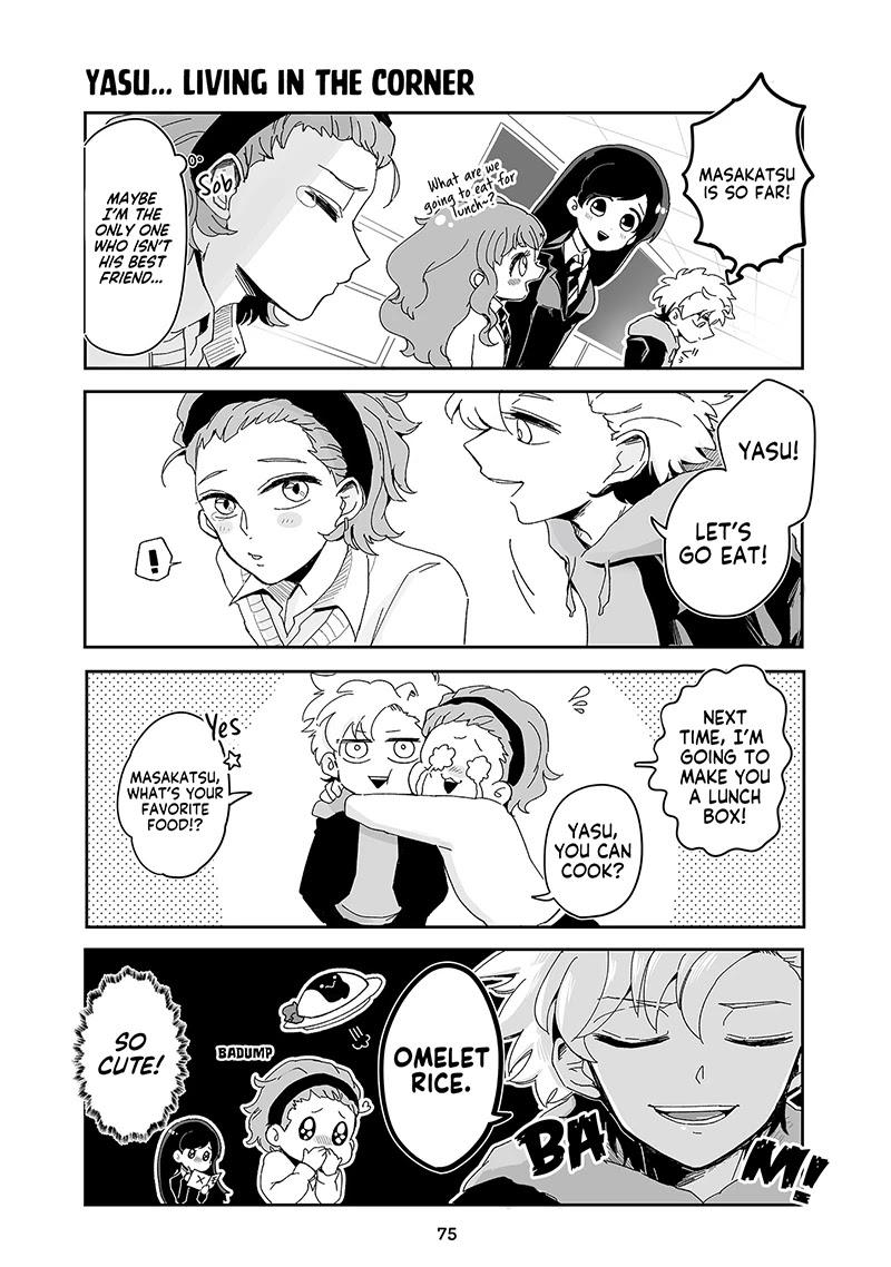 Takasugi’s Tiny Delinquent Hero Chapter 65 page 2 - Chapter 65: Yasu... Living in the Corner