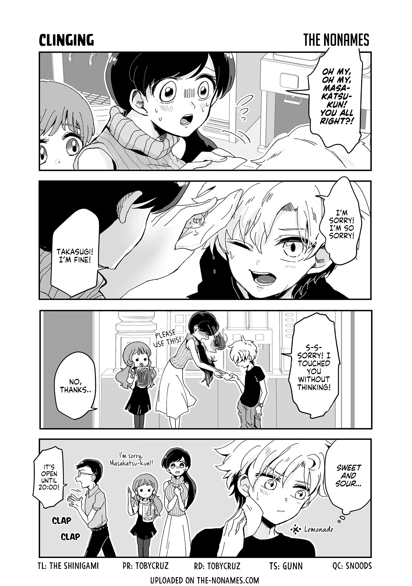Takasugi’s Tiny Delinquent Hero Chapter 83 page 1 - Chapter 83: Clinging