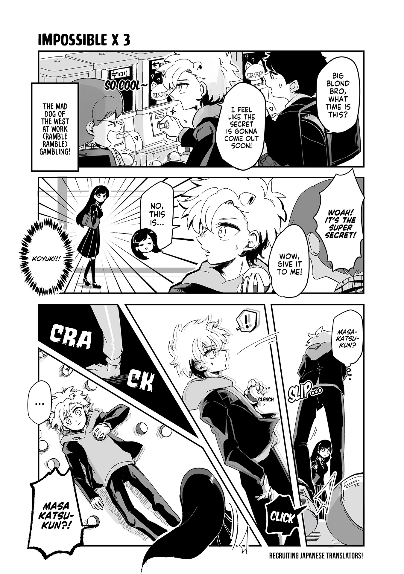 Takasugi’s Tiny Delinquent Hero Chapter 84 page 2 - Chapter 84: Impossible X 3