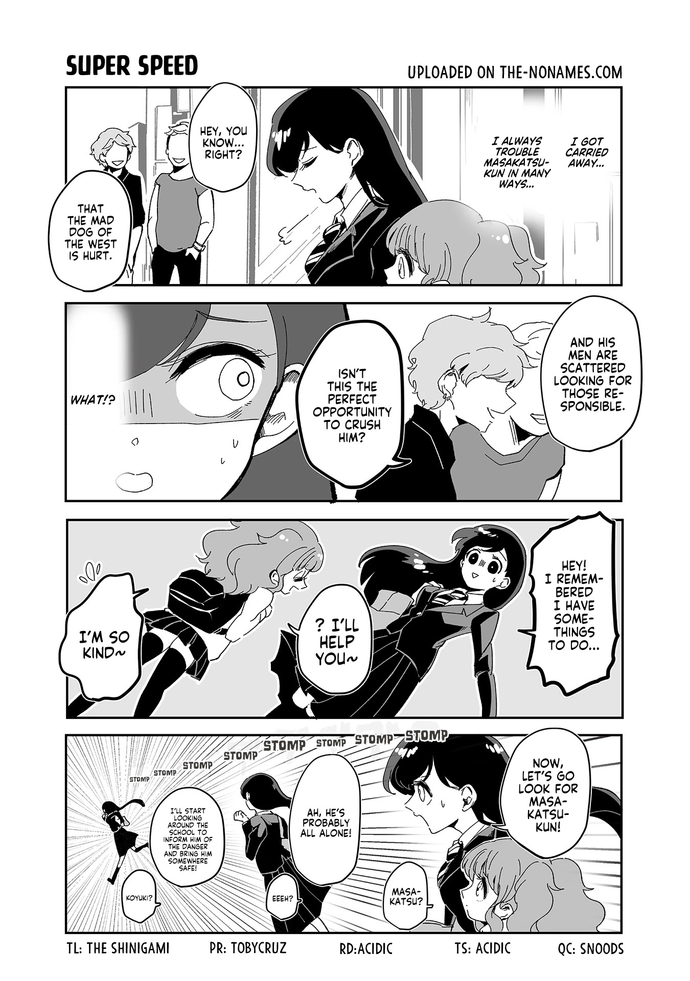 Takasugi’s Tiny Delinquent Hero Chapter 89 page 1 - Chapter 89: Super Speed