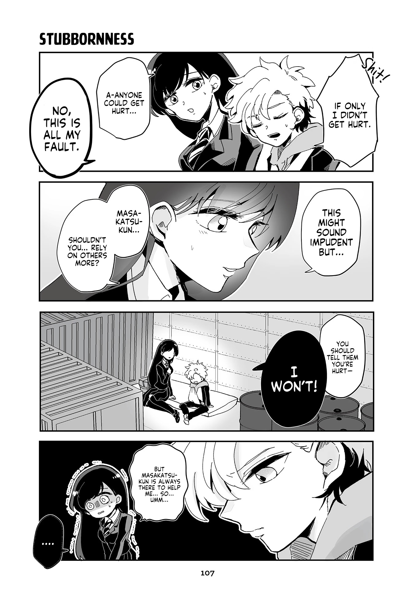 Takasugi’s Tiny Delinquent Hero Chapter 94 page 1 - Chapter 94: Stubbornness