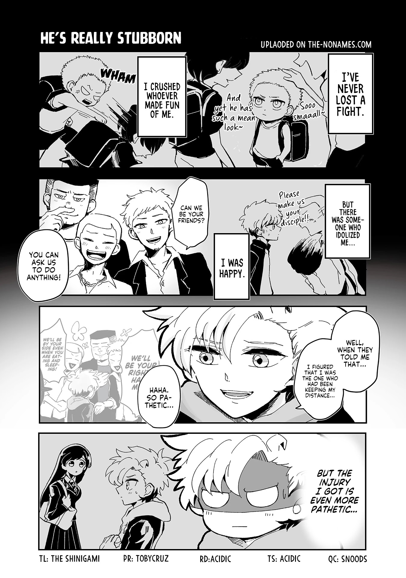 Takasugi’s Tiny Delinquent Hero Chapter 95 page 1 - Chapter 95: He’s Really Stubborn