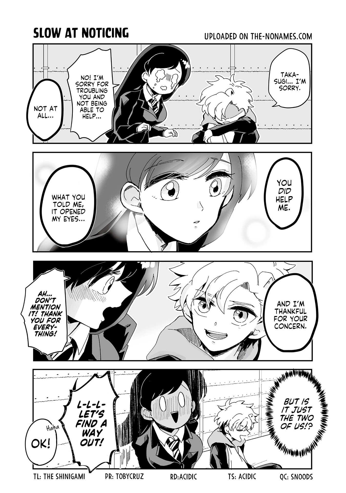 Takasugi’s Tiny Delinquent Hero Chapter 96 page 1 - Chapter 96: Slow At Noticing
