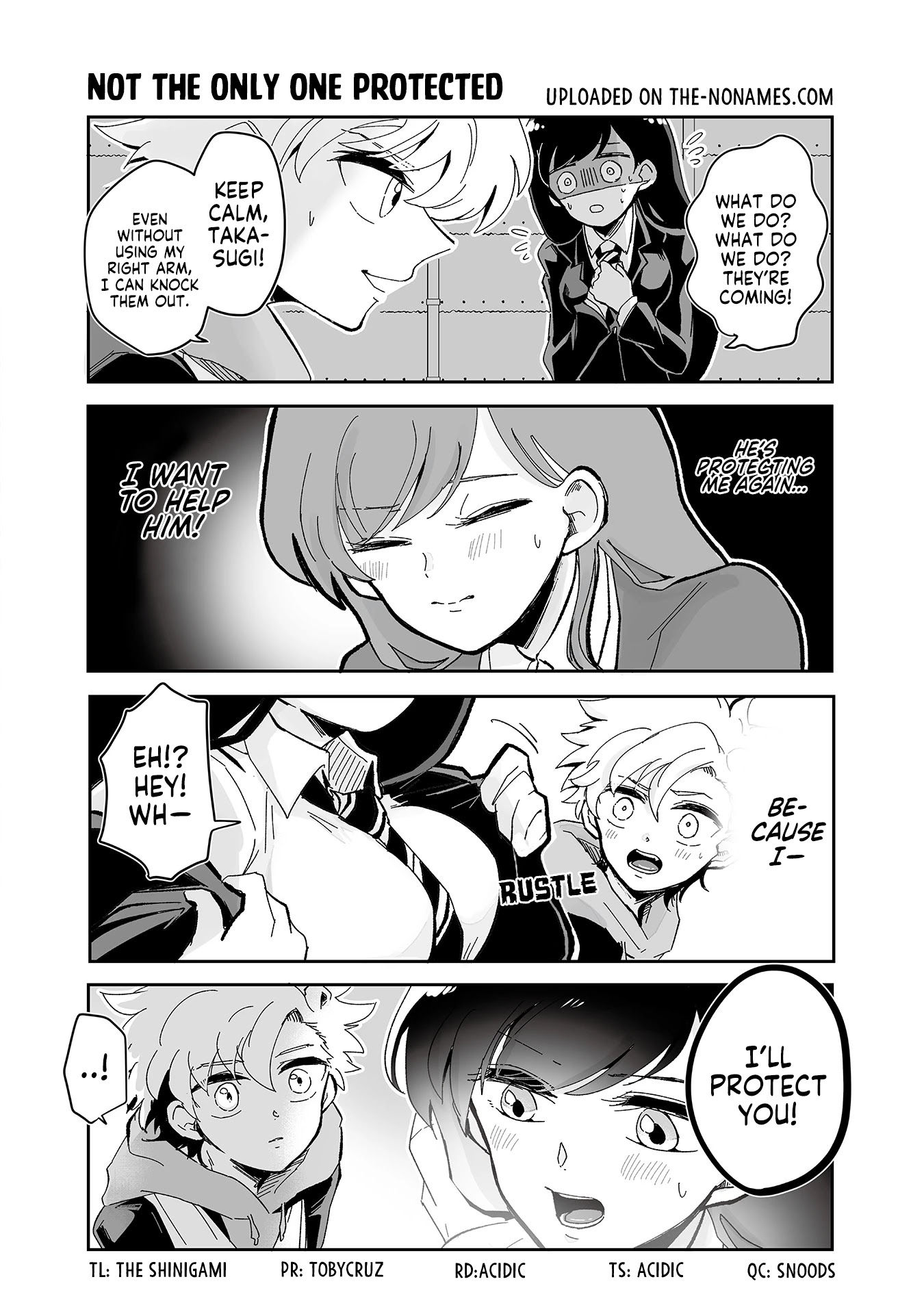 Takasugi’s Tiny Delinquent Hero Chapter 98 page 1 - Chapter 98: Not The Only One Protected