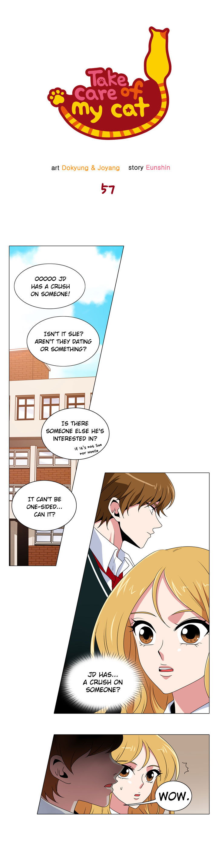 Take Care Of My Cat Chapter 57 page 1 - Chapter 57 : JD's Crush