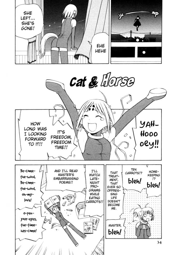 Take Moon Chapter 2.2 page 14 - Chapter 2 v2 : Pulse!! In a Storm of Females + Cat & Horse