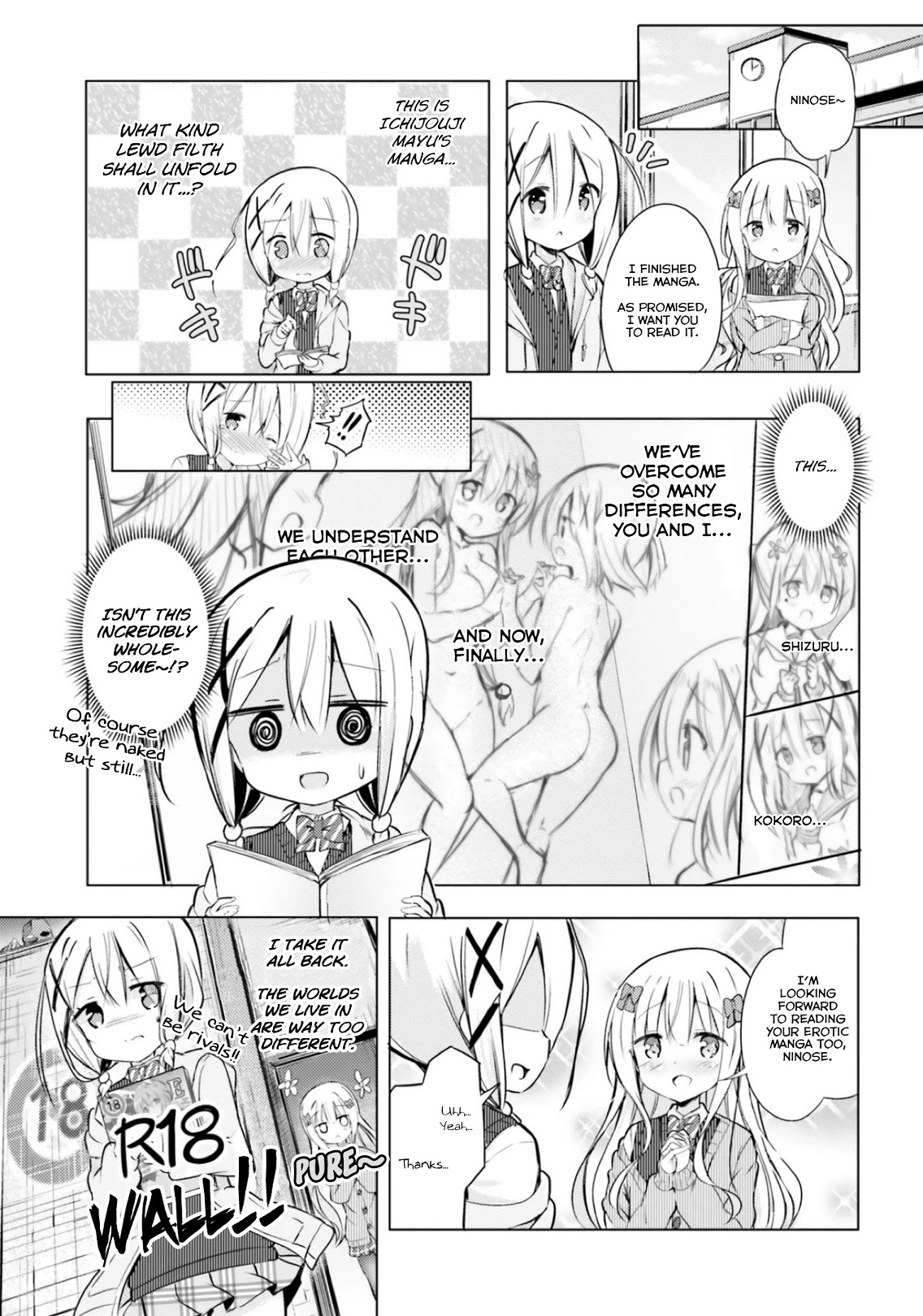 Take Off Your Clothes For Me! Chapter 6 page 22 - Chapter 6: The battle at the top! Loli VS Loli(?) I've already graduated from a randoseru 3 years ago!!