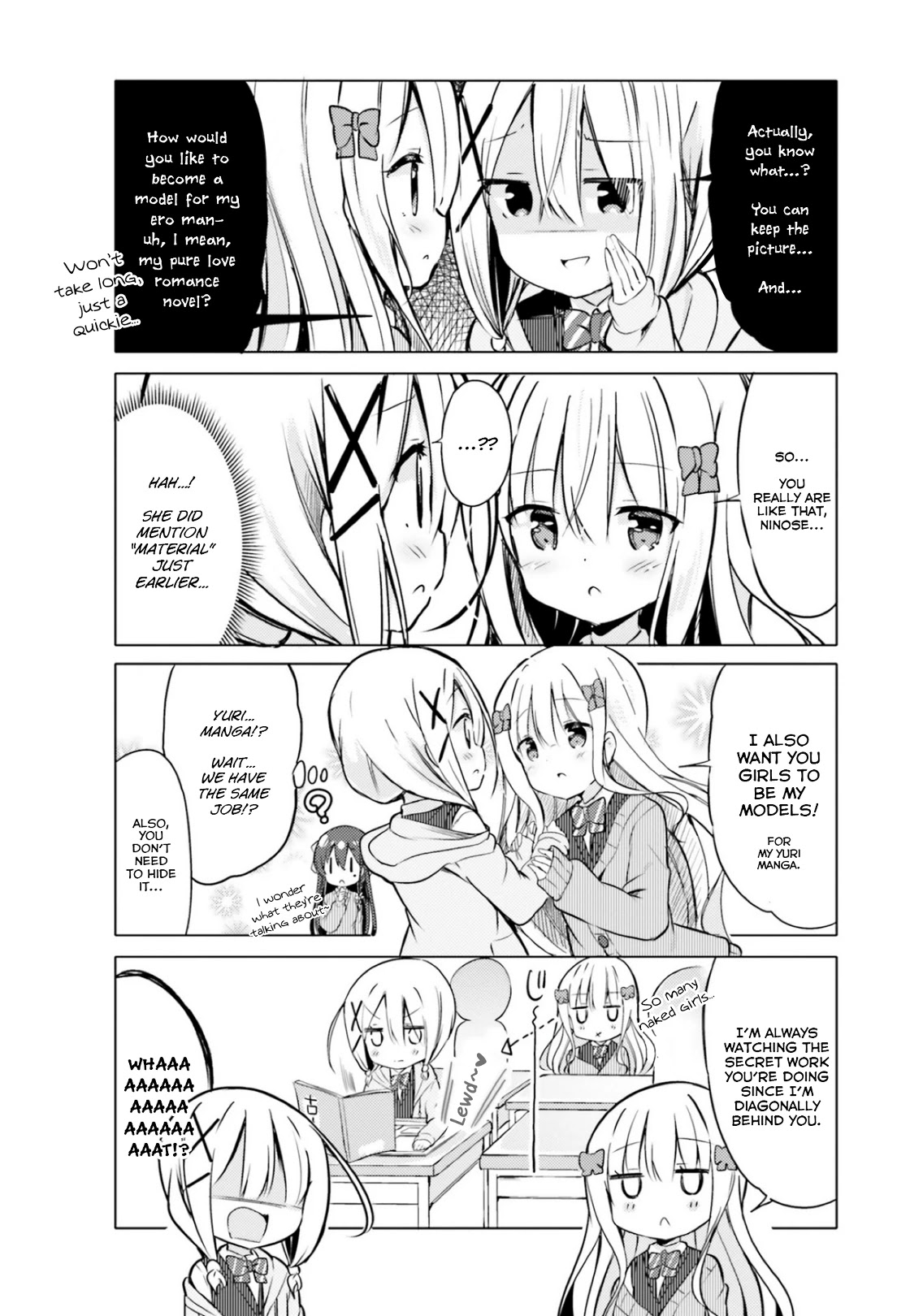 Take Off Your Clothes For Me! Chapter 6 page 6 - Chapter 6: The battle at the top! Loli VS Loli(?) I've already graduated from a randoseru 3 years ago!!