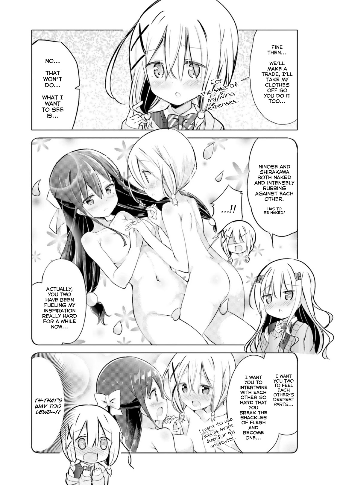 Take Off Your Clothes For Me! Chapter 6 page 7 - Chapter 6: The battle at the top! Loli VS Loli(?) I've already graduated from a randoseru 3 years ago!!