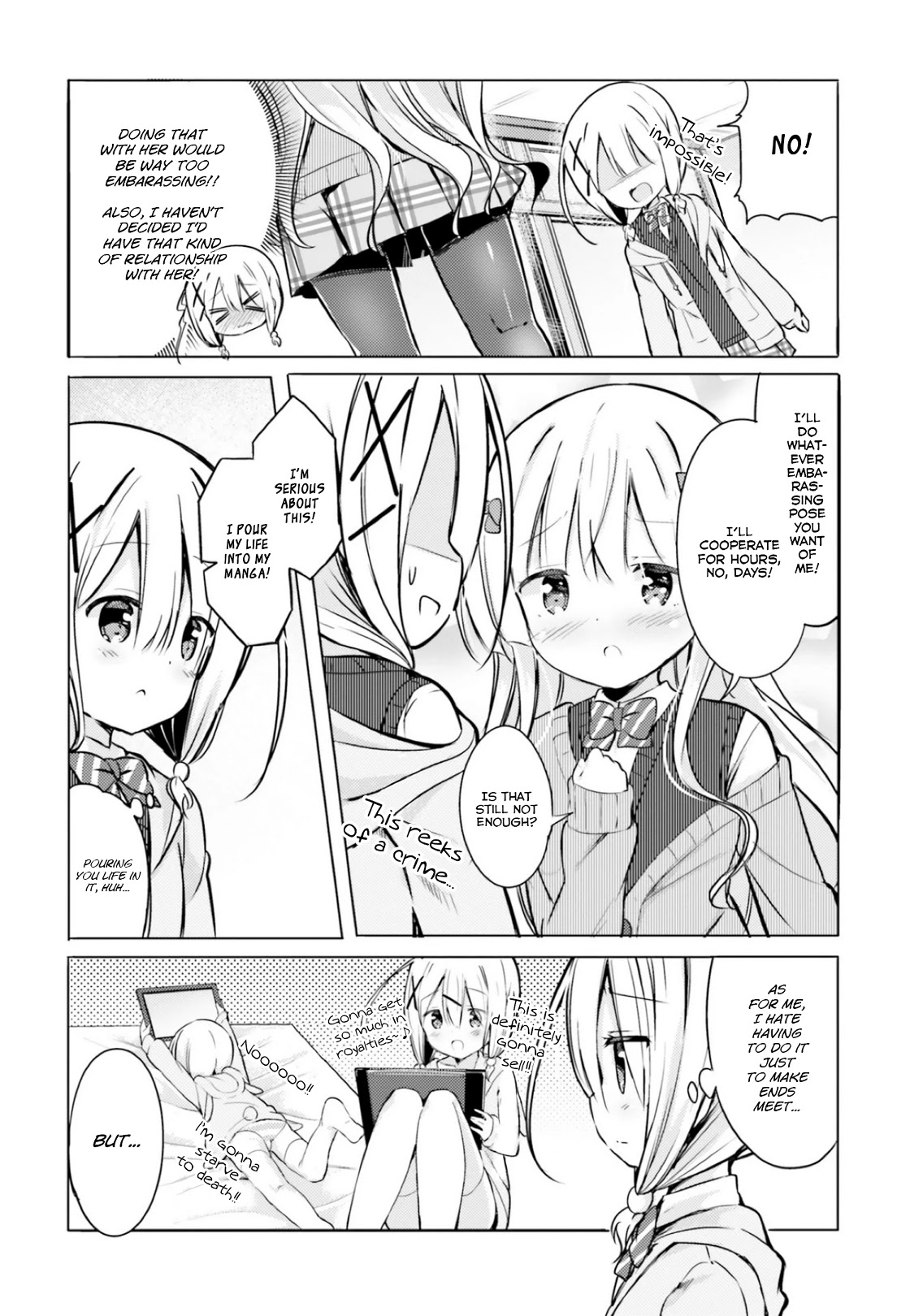 Take Off Your Clothes For Me! Chapter 6 page 8 - Chapter 6: The battle at the top! Loli VS Loli(?) I've already graduated from a randoseru 3 years ago!!