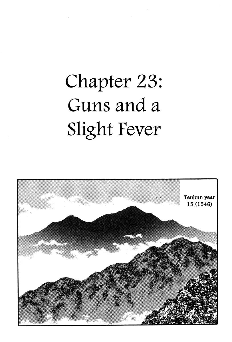 Takeda Shingen (YOKOYAMA Mitsuteru) Chapter 23 page 1 - Chapter 23: Guns and a Slight Fever