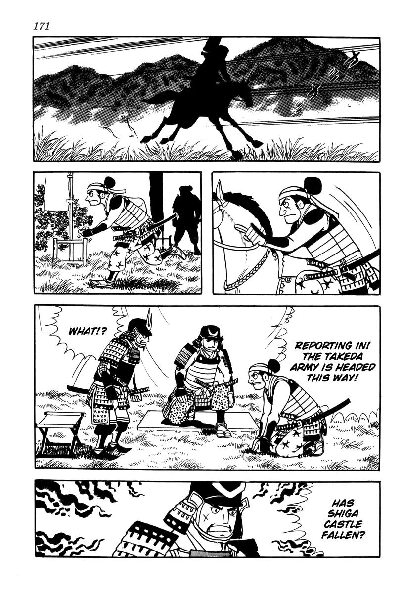 Takeda Shingen (YOKOYAMA Mitsuteru) Chapter 24 page 21 - Chapter 24: Siege of Shiga Castle