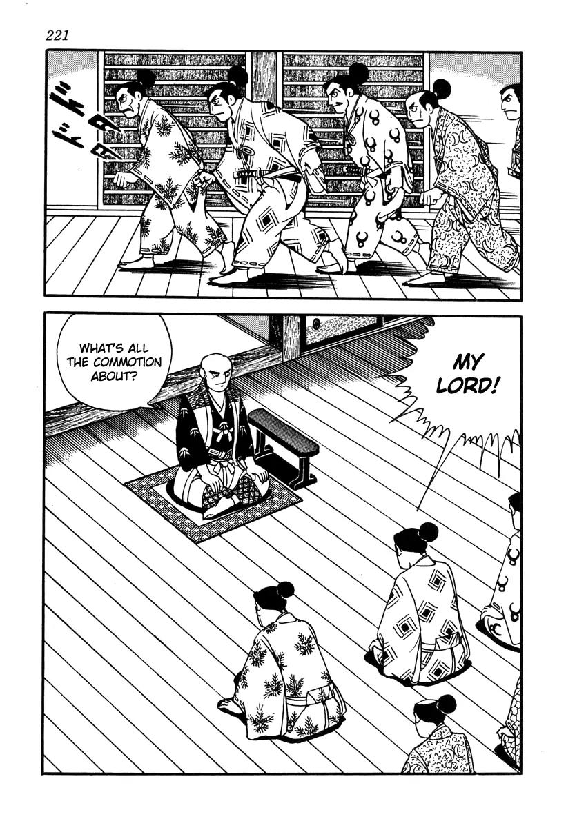 Takeda Shingen (YOKOYAMA Mitsuteru) Chapter 44 page 19 - Chapter 44: Harunobu Shaves His Hair
