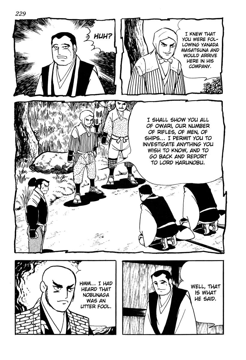 Takeda Shingen (YOKOYAMA Mitsuteru) Chapter 44 page 27 - Chapter 44: Harunobu Shaves His Hair
