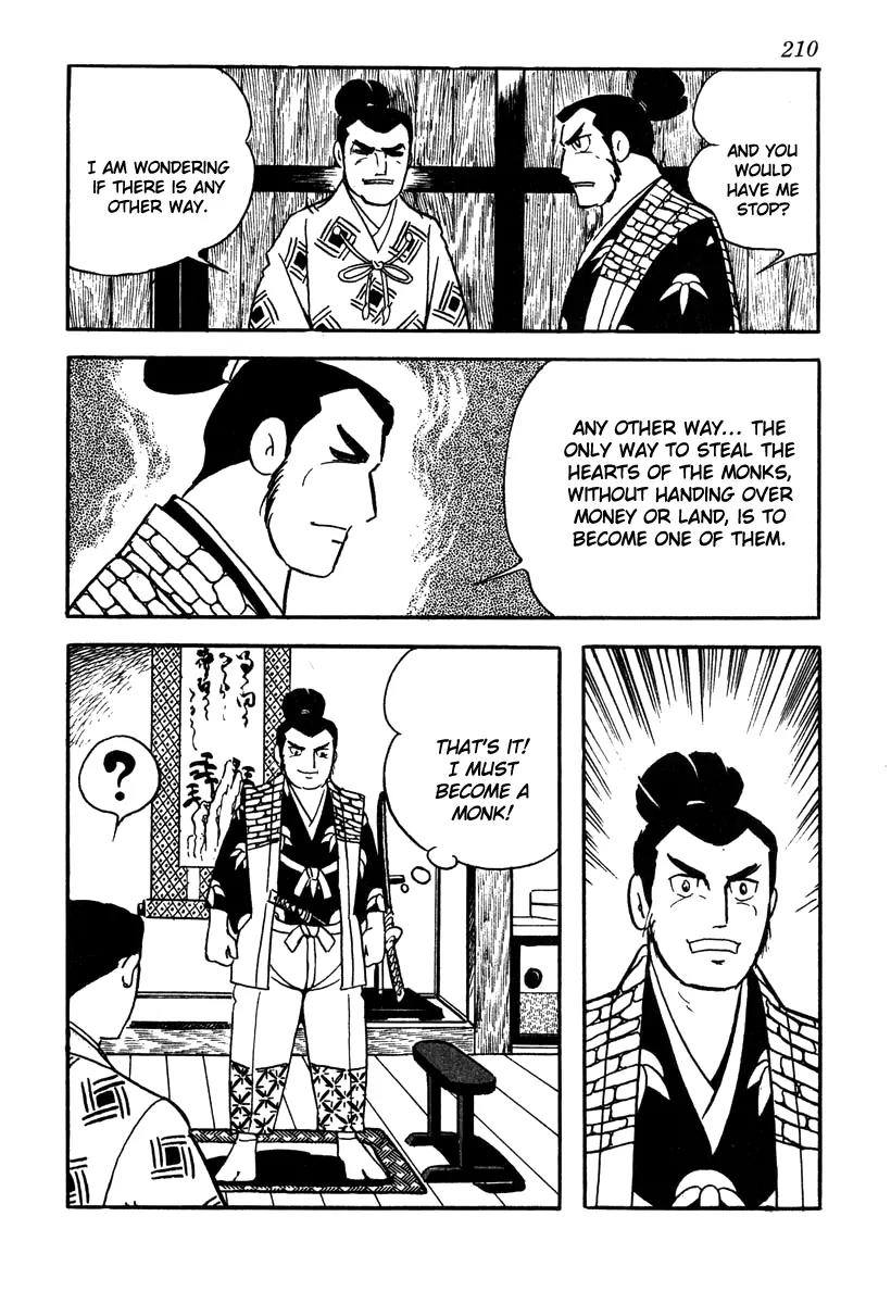 Takeda Shingen (YOKOYAMA Mitsuteru) Chapter 44 page 8 - Chapter 44: Harunobu Shaves His Hair