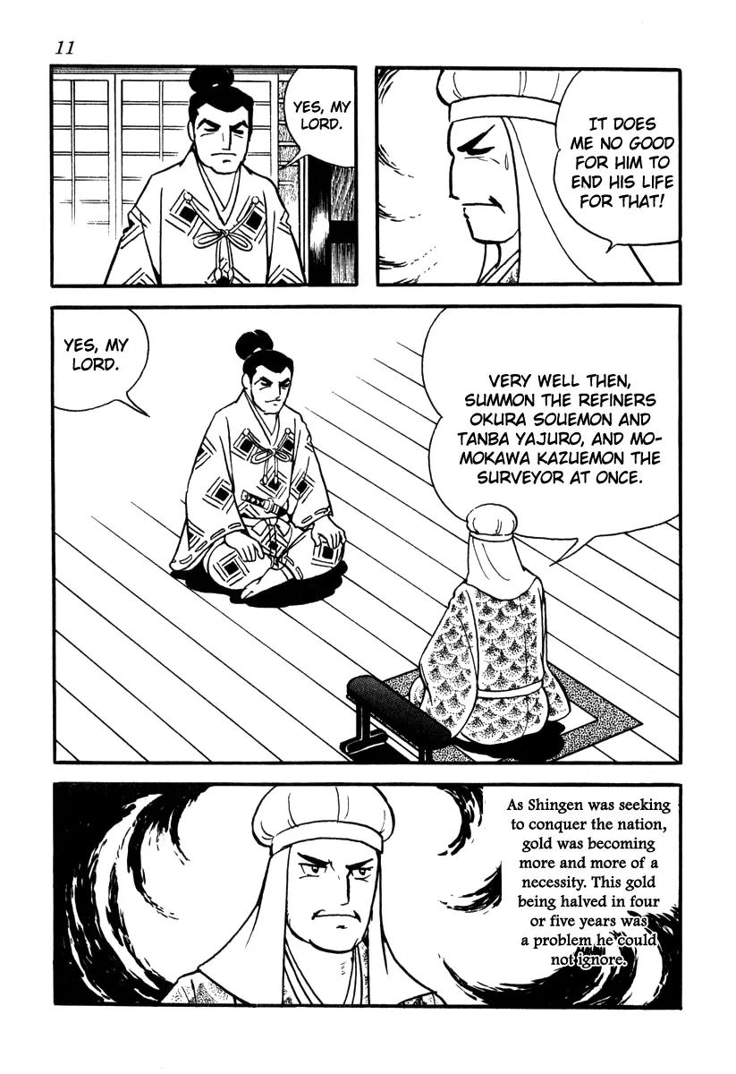 Takeda Shingen (YOKOYAMA Mitsuteru) Chapter 45 page 14 - Chapter 45: Gold Mines and the Sea
