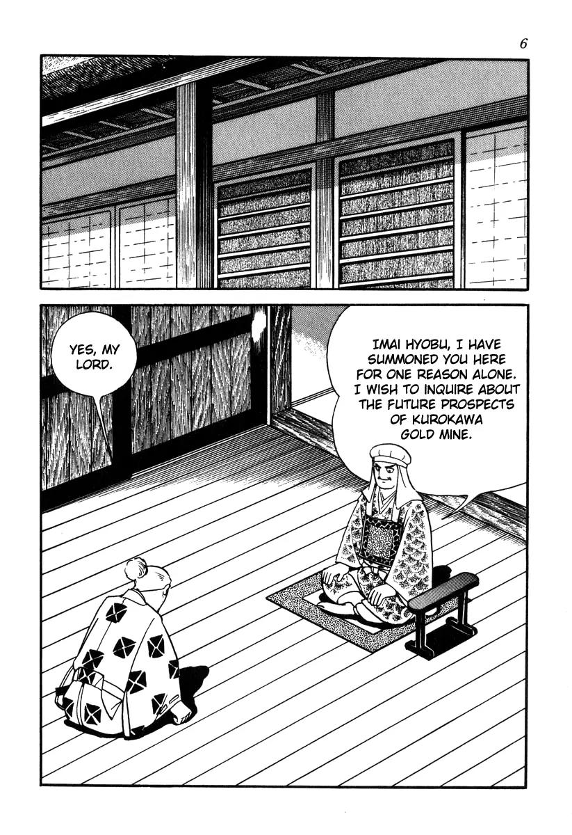 Takeda Shingen (YOKOYAMA Mitsuteru) Chapter 45 page 9 - Chapter 45: Gold Mines and the Sea