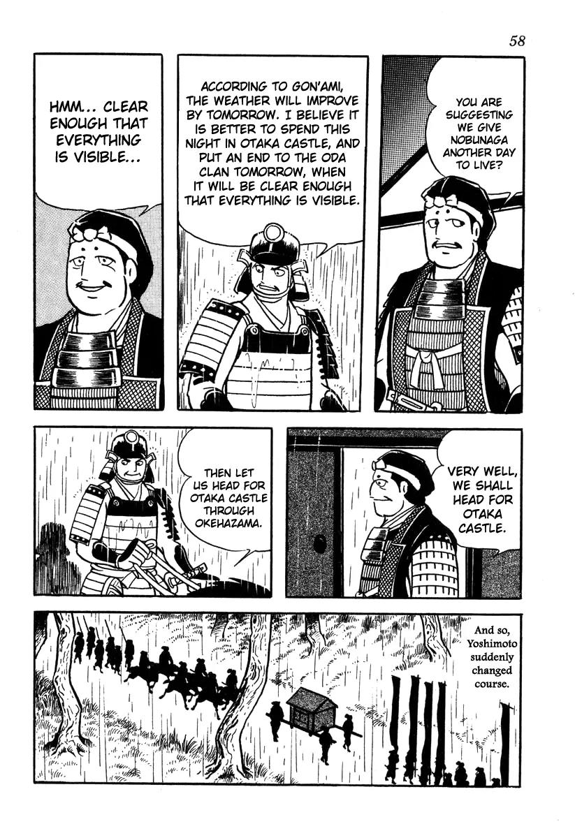 Takeda Shingen (YOKOYAMA Mitsuteru) Chapter 47 page 10 - Chapter 47: The Battle of Okehazama