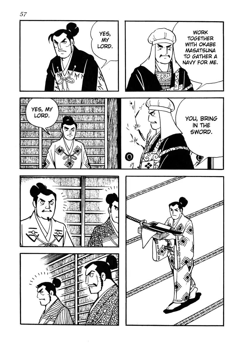 Takeda Shingen (YOKOYAMA Mitsuteru) Chapter 72 page 25 - Chapter 72: A Dream of Ruling the Seas