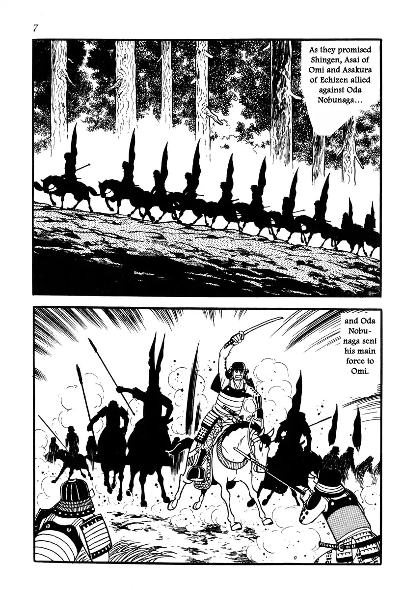 Takeda Shingen (YOKOYAMA Mitsuteru) Chapter 80 page 10 - Chapter 80: Chestnut Rice Cakes of Inner Hida