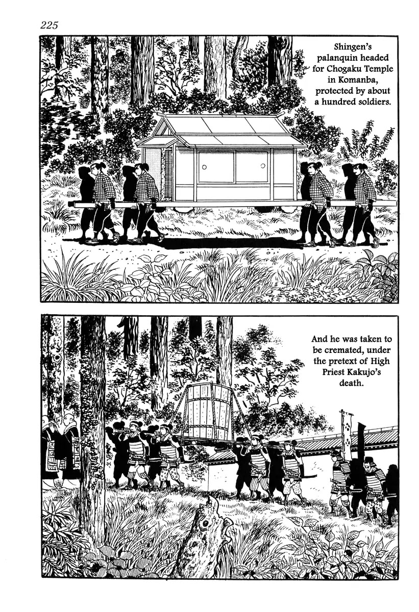 Takeda Shingen (YOKOYAMA Mitsuteru) Chapter 87 page 25 - Chapter 87: The Great Man Falls