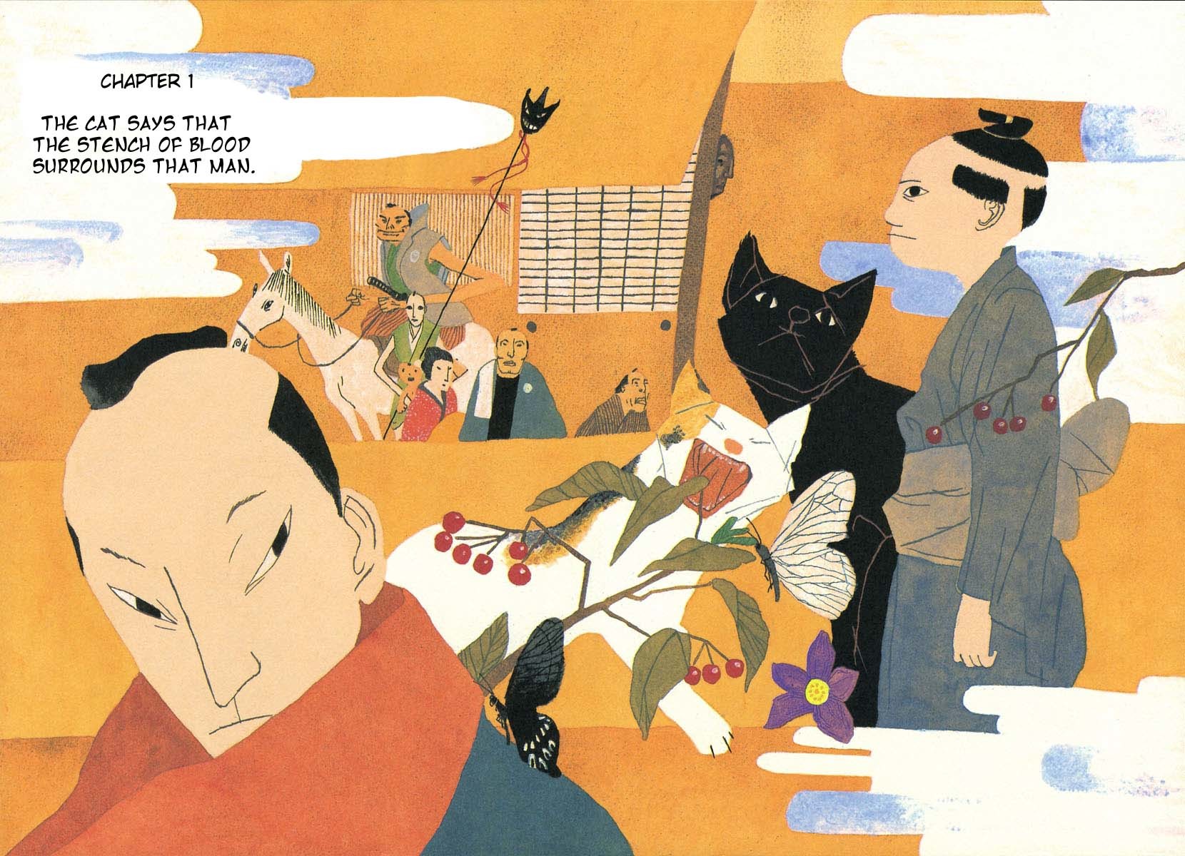 Takemitsu Zamurai Chapter 1 page 9 - Chapter 1: The Cat Says that the Stench of Blood Surrounds that Man.
