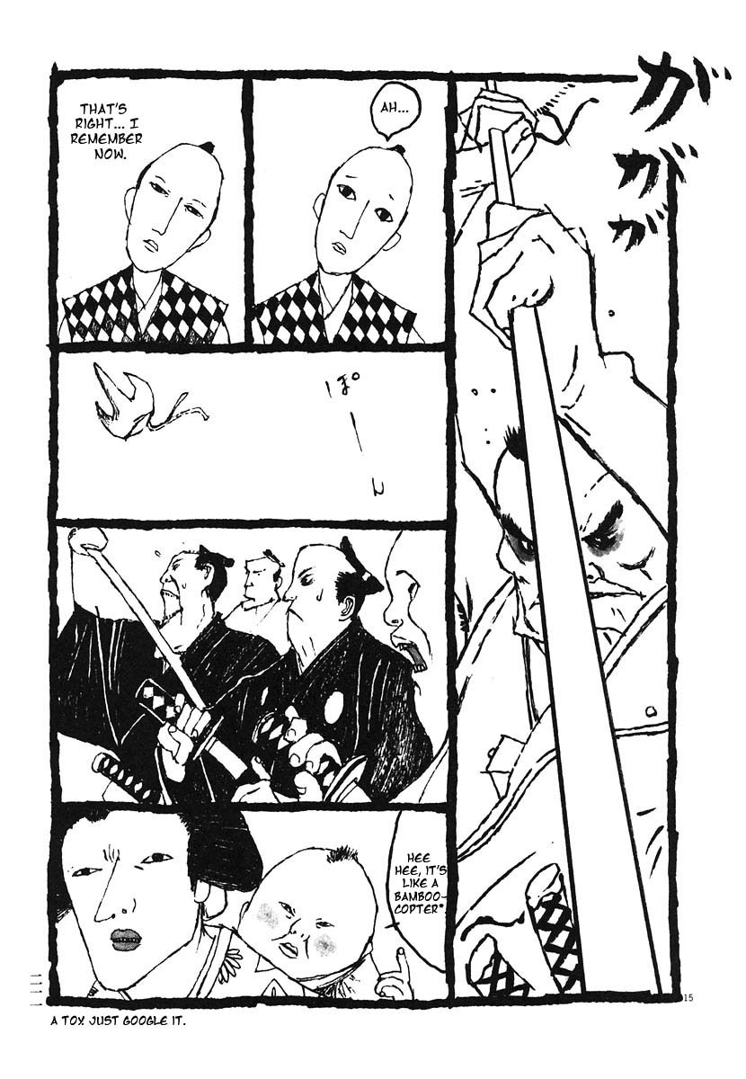 Takemitsu Zamurai Chapter 10.5 page 15 - Chapter 10.5: Bonus: The Spear Handler Genji