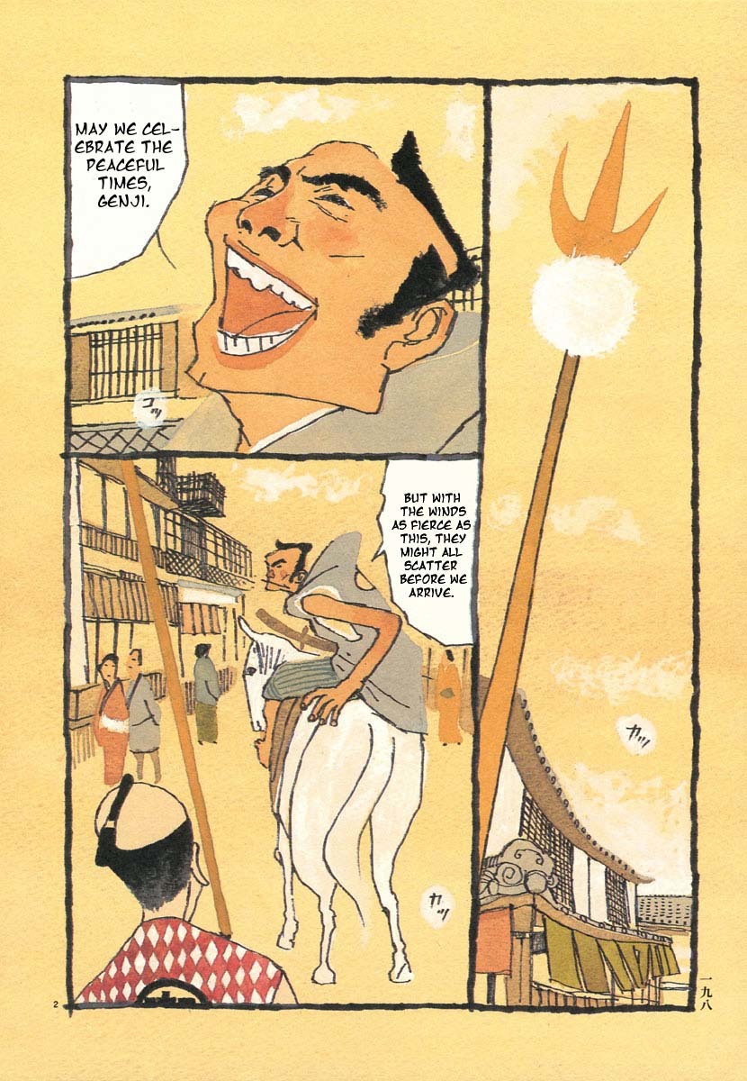 Takemitsu Zamurai Chapter 10.5 page 2 - Chapter 10.5: Bonus: The Spear Handler Genji