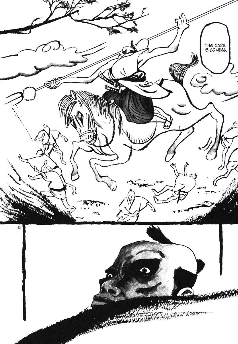 Takemitsu Zamurai Chapter 10.5 page 21 - Chapter 10.5: Bonus: The Spear Handler Genji