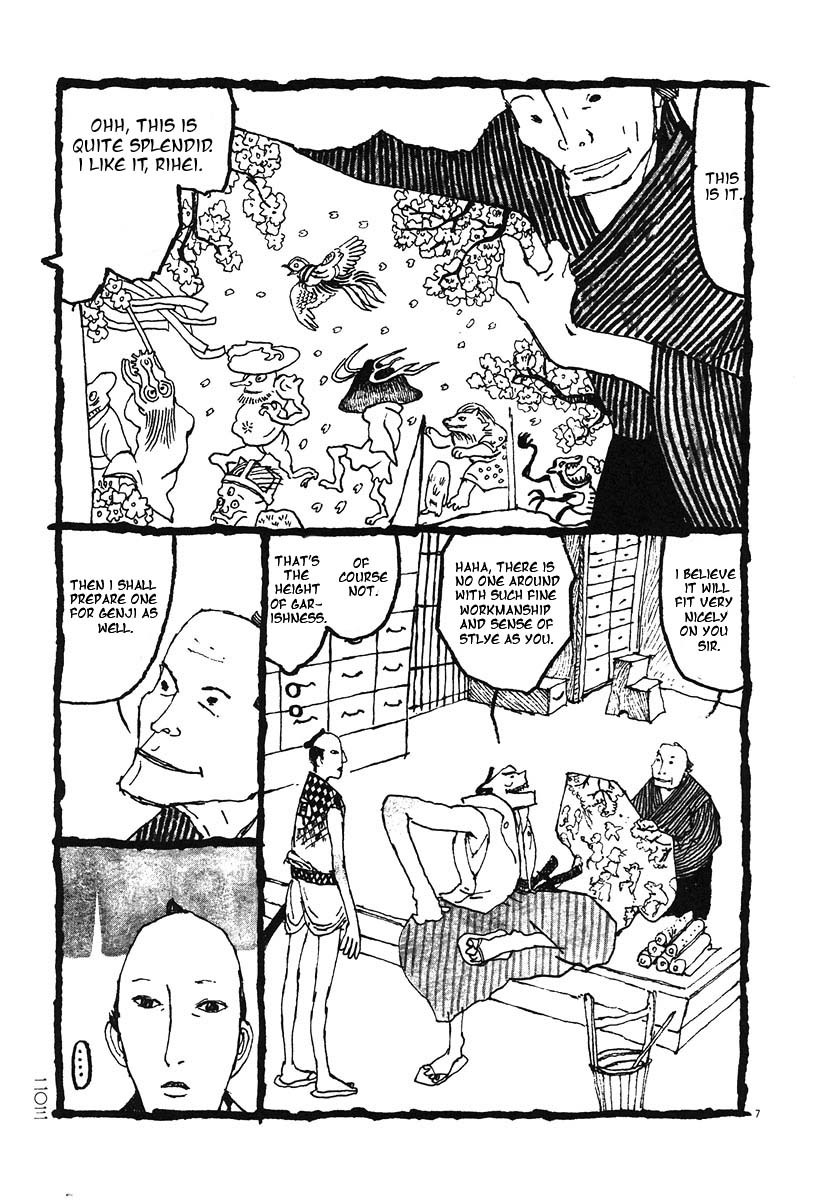 Takemitsu Zamurai Chapter 10.5 page 7 - Chapter 10.5: Bonus: The Spear Handler Genji