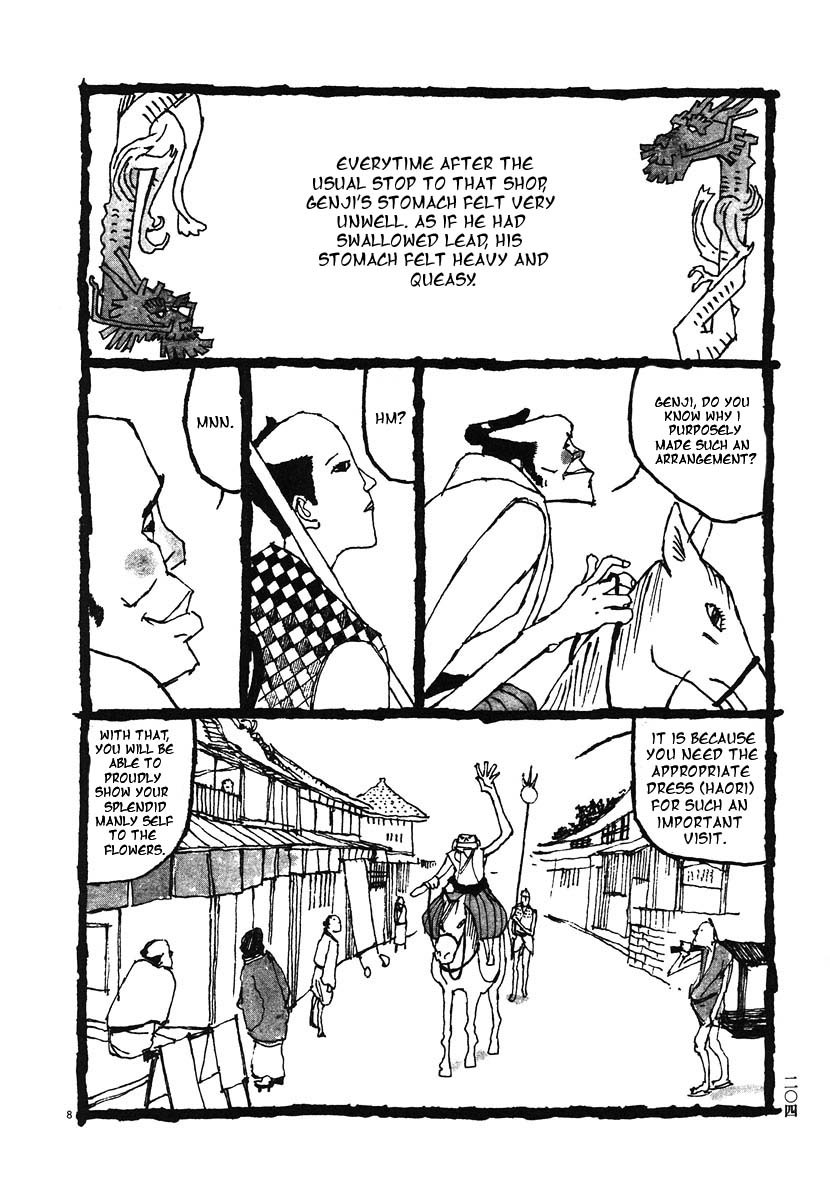 Takemitsu Zamurai Chapter 10.5 page 8 - Chapter 10.5: Bonus: The Spear Handler Genji