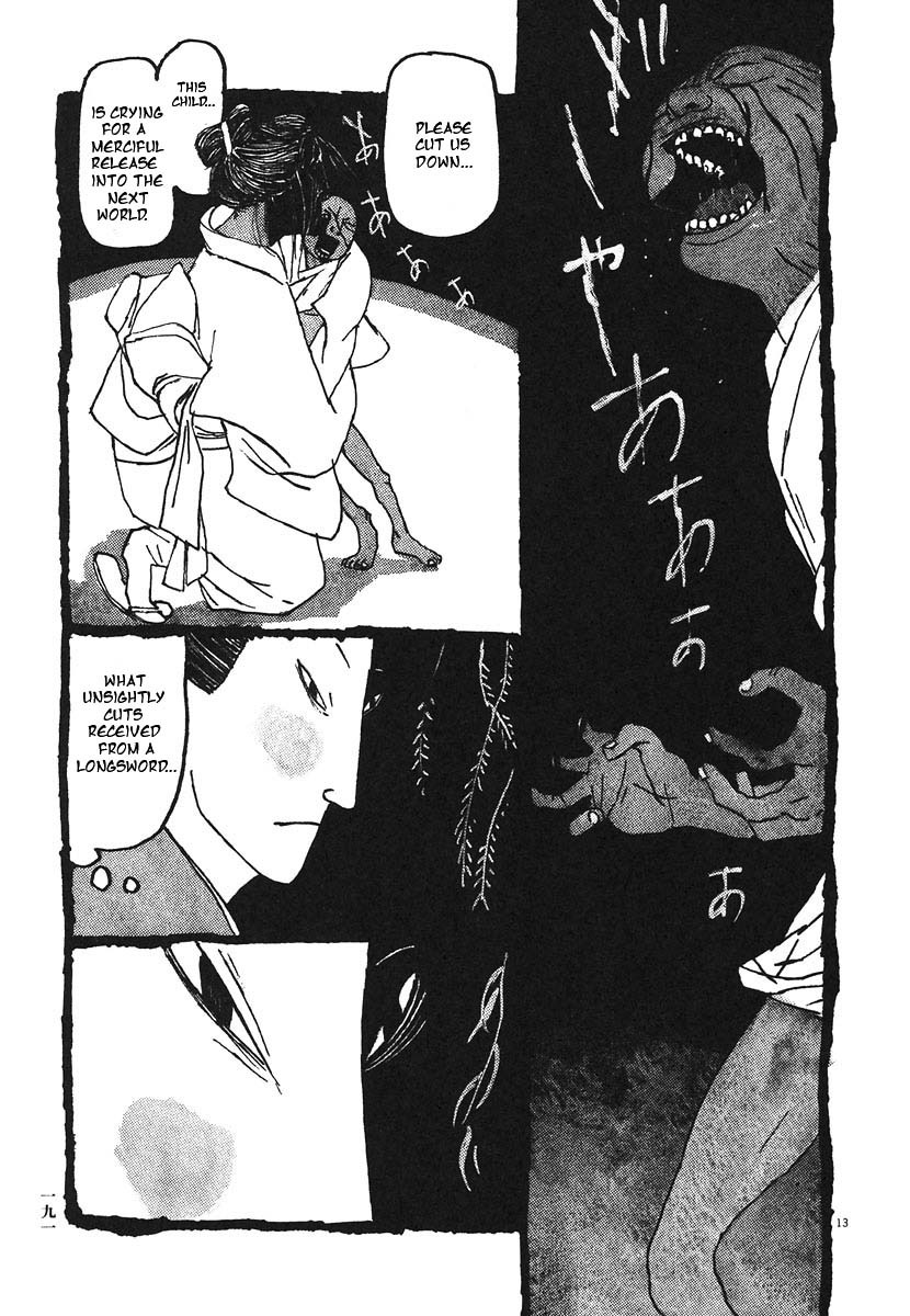 Takemitsu Zamurai Chapter 10 page 13 - Chapter 10: The Thread of Life