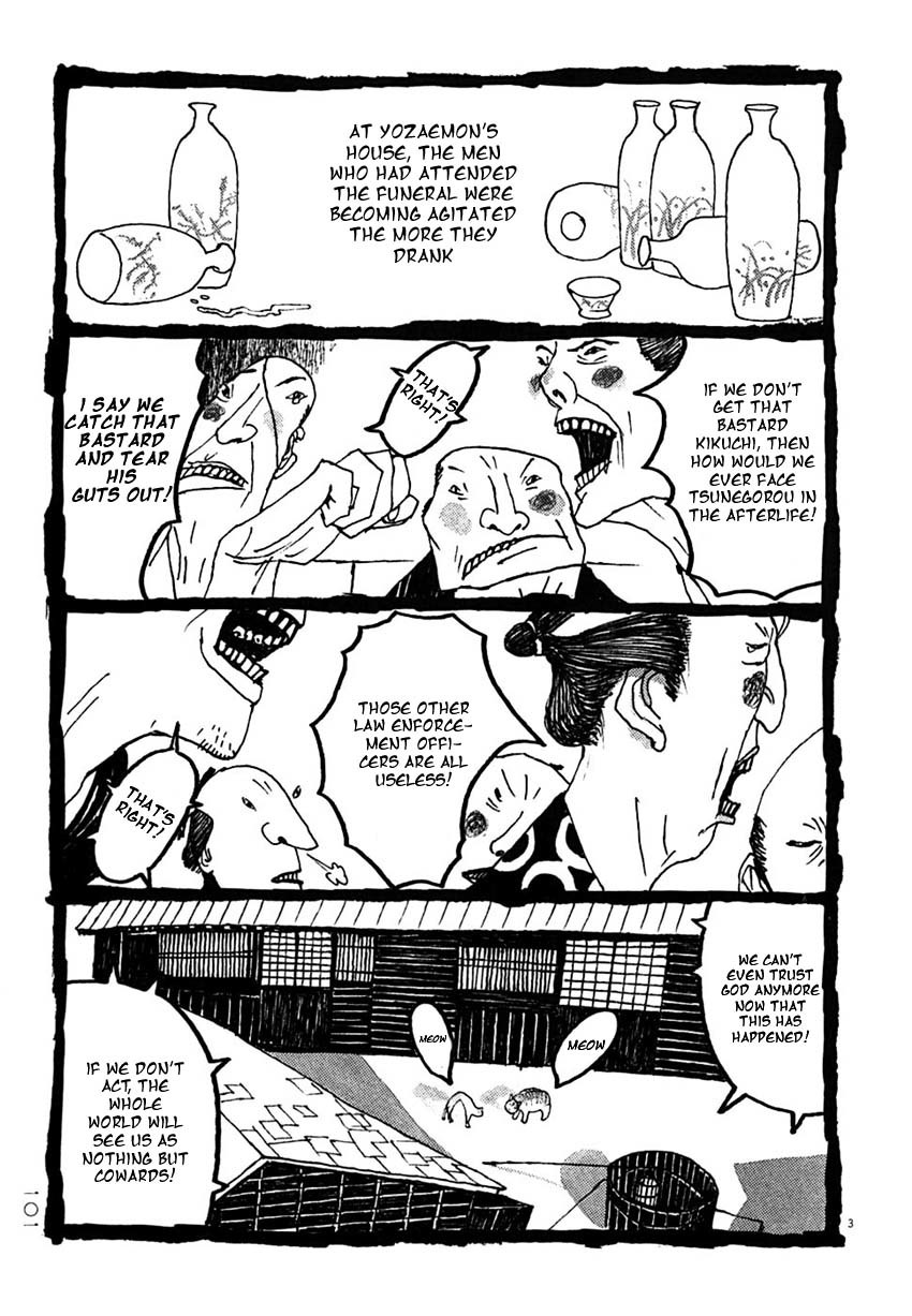 Takemitsu Zamurai Chapter 26 page 3 - Chapter 26: The Aftermath of Tsunegorou's Death