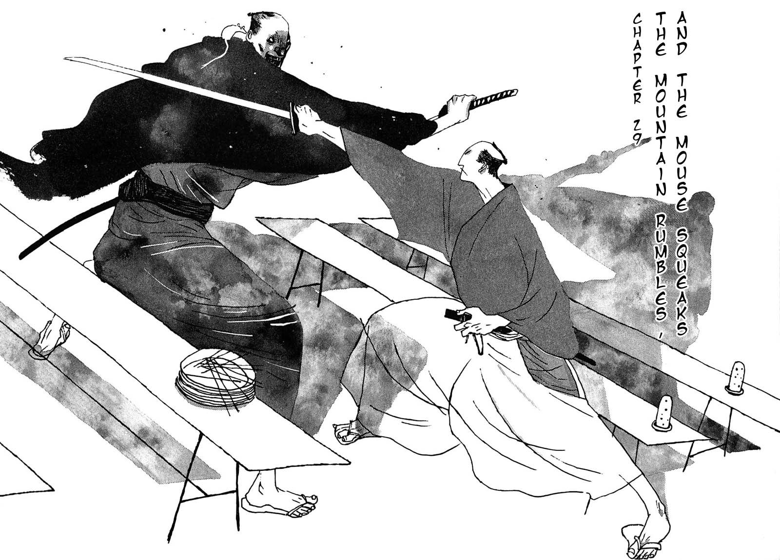 Takemitsu Zamurai Chapter 29 page 2 - Chapter 29: The Mountain Rumbles' and the Mouse Squeaks